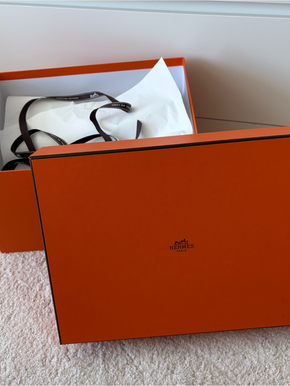 Hermes Authentic Medium-Large Gift Box - Picotin